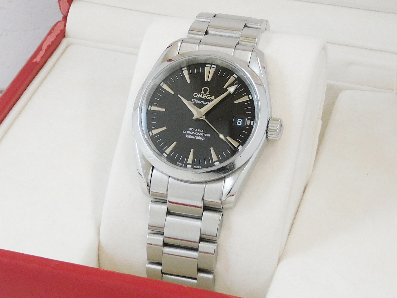 オメガ OMEGA 2504.50 シーマスター 開き アクアテラ デイト 自動巻き  