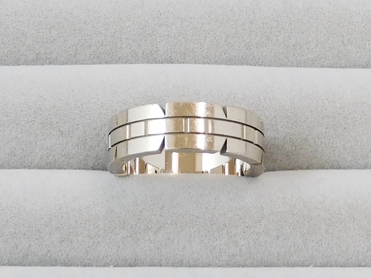 カルティエ Cartier タンクリング ホワイトゴールド K18WG ジュエリー  