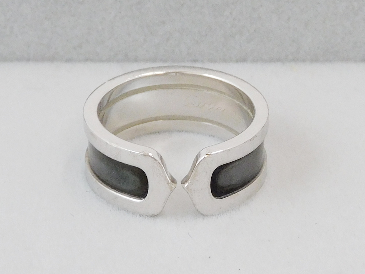 カルティエ C2リング WG ブラック｜郡山のまじめな買取専門店Tamaki 