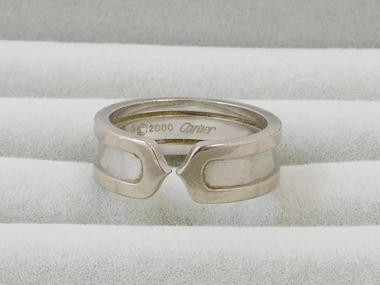 カルティエ C2リング 750WG｜郡山のまじめな買取専門店Tamaki 