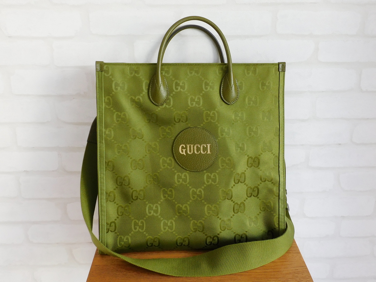 グッチ GUCCI オフ ザ グリッド トートバッグ 630353 ブルー GG  