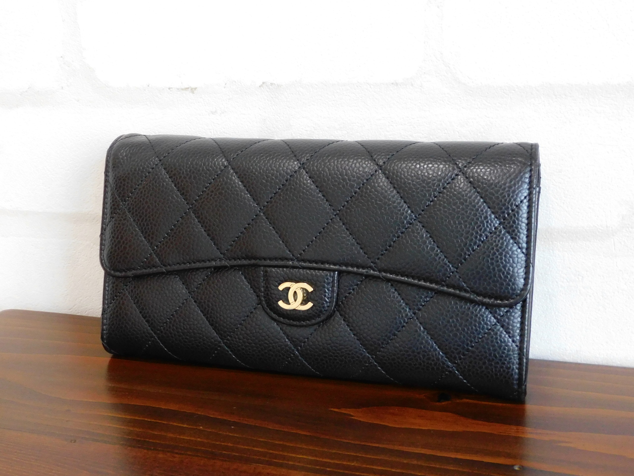 シャネル キャビアスキン マトラッセ 長財布｜郡山のまじめな買取専門  