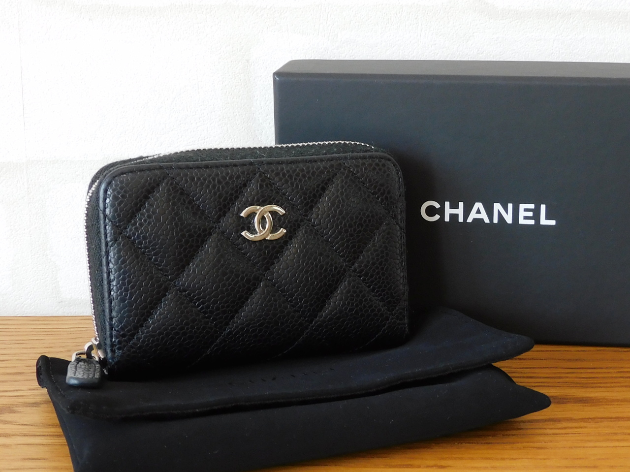 CHANEL クラシックジップコインパース ブラック シャネル クラシックジップコインパース AP0216｜郡山のまじめ