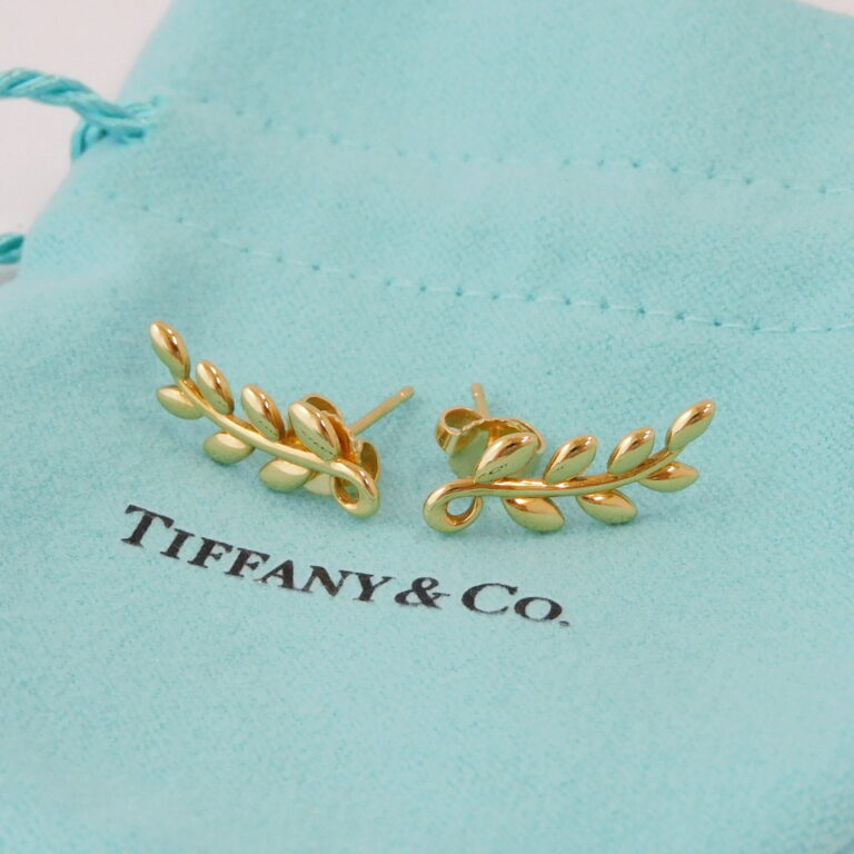 ティファニー オリーブリーフクライマー ピアス｜郡山のまじめな買取  