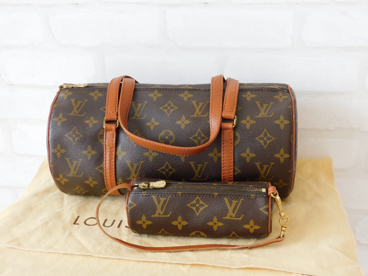 ルイ・ヴィトン モノグラム 旧パピヨン ハンドバッグ