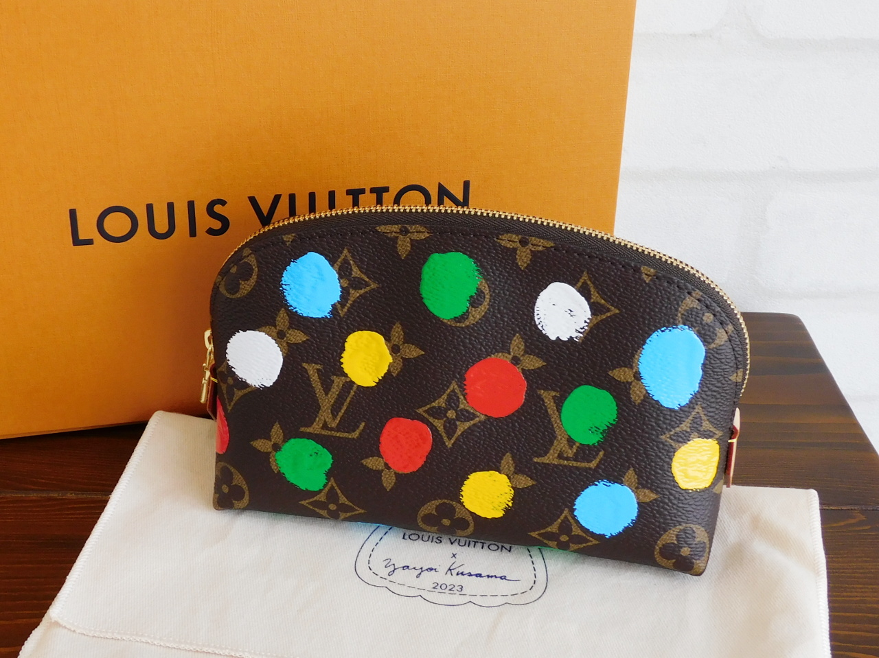LV×YK ポシェット・コスメティックPM M81895｜郡山のまじめな買取専門 
