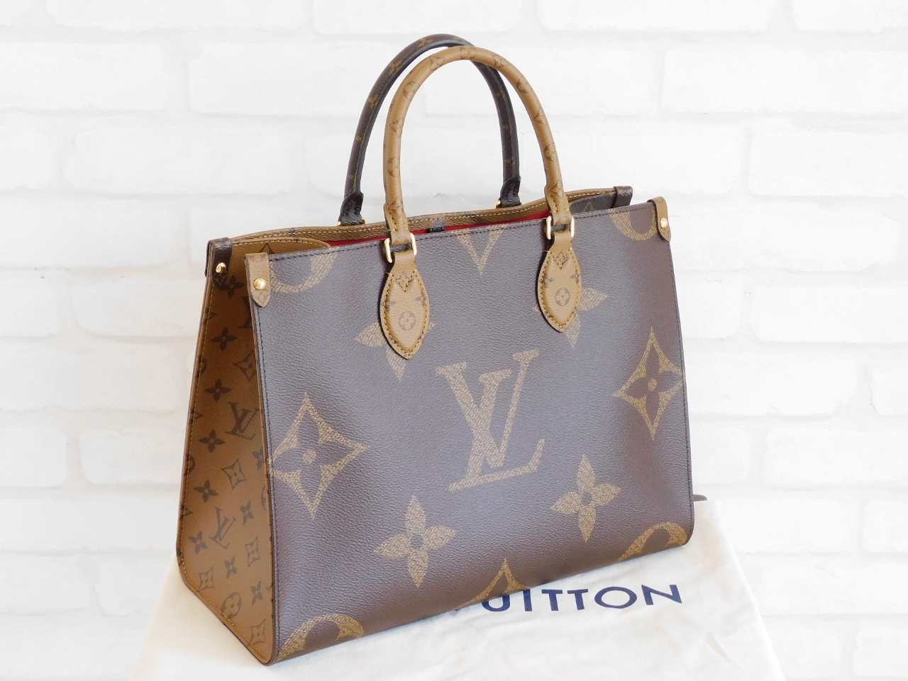 ジャイアント・モノグラム オンザゴーMM M45321 ｜まじめな買取専門店  