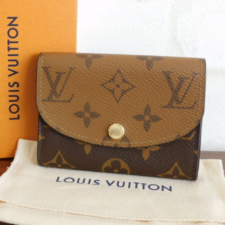 ◆S7318 LV ルイヴィトン モノグラム ポルトフォイユ トレゾール 二つ折り 財布 美品 ポルトフォイユ・エミリー バイカラー モノグラム・アンプラント