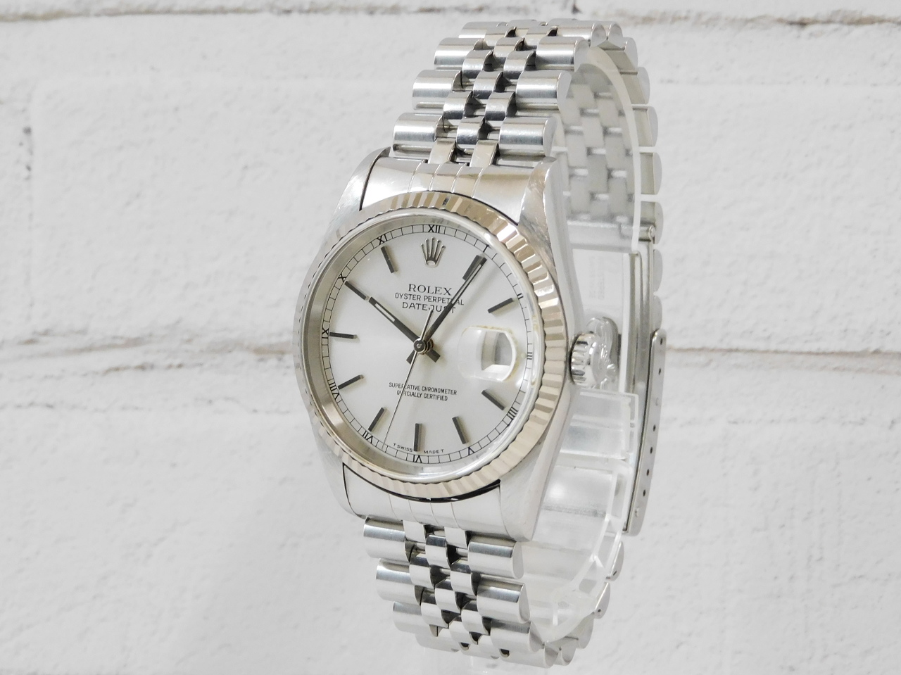 ロレックス デイトジャスト 16234 SS/YG U番(1997年頃)｜郡山のまじめ  