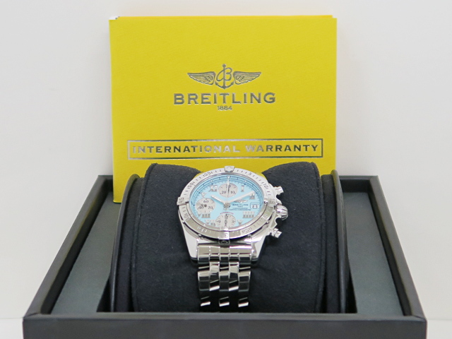 ☆ブライトリング BREITLING クロノコックピット A13358 自動巻き 革 メンズ 腕時計　6588-IA BREITLING ブライトリング クロノコックピット A13358 クロノグラフ