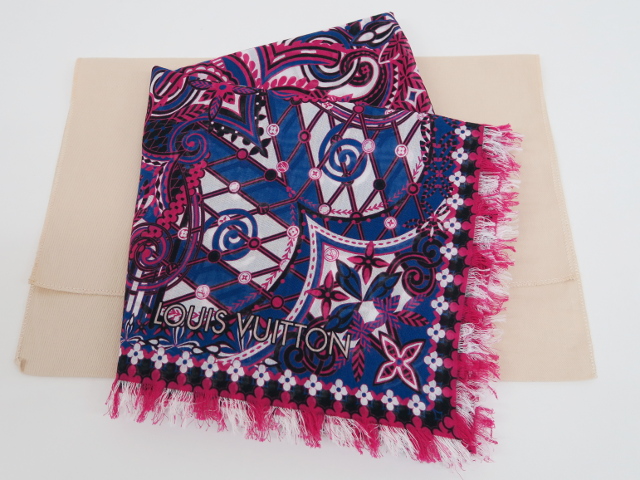 LOUIS VUITTON ルイヴィトン コットンハンカチ 見やすい 
