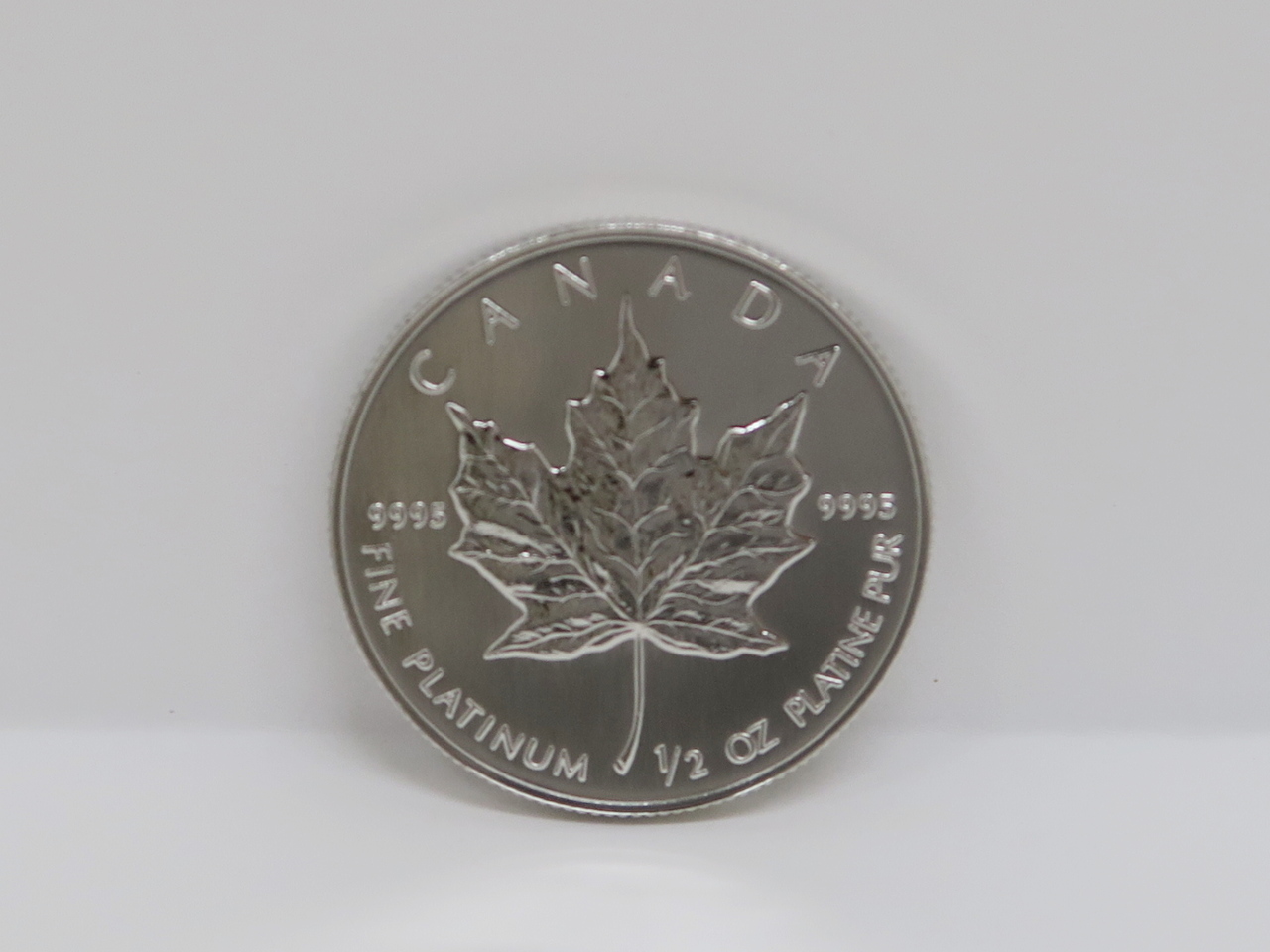 Pt1000 メイプルリーフ プラチナ コイン 1/2OZの買取実績｜福島県郡山市｜まじめな買取専門店Tamaki
