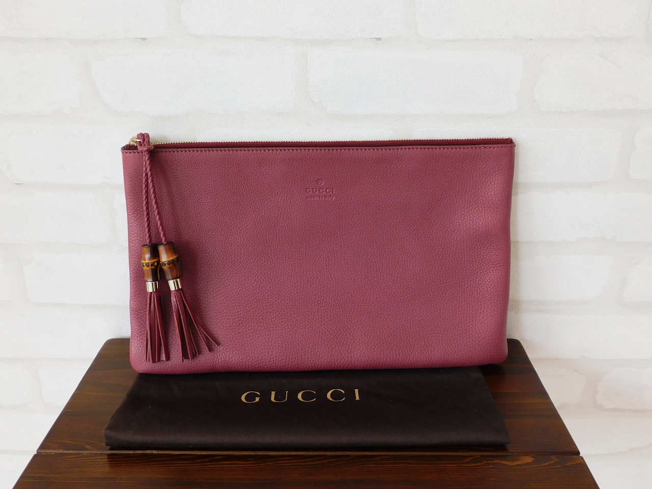 グッチ クラッチバッグ バンブータッセル 376858の買取実績｜福島県  