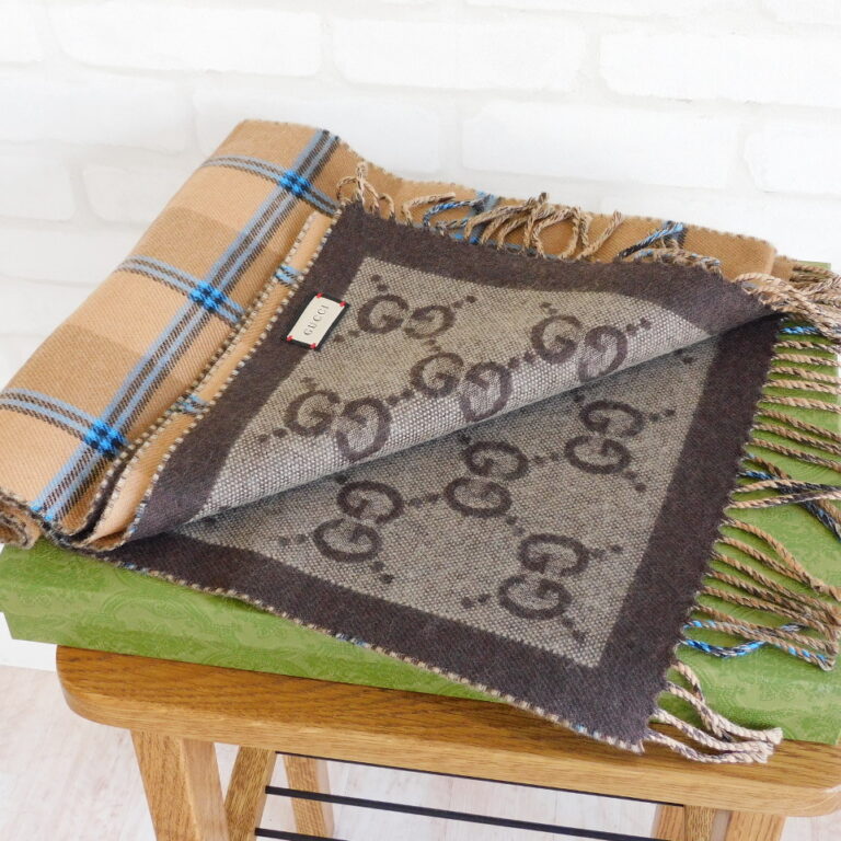 グッチ GG&タータンチェック マフラー｜まじめな買取専門店Tamaki 