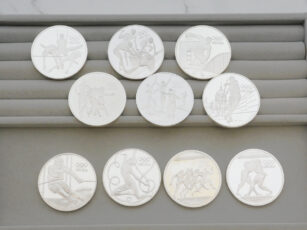 IOCオリンピック100周年記念コイン 銀貨