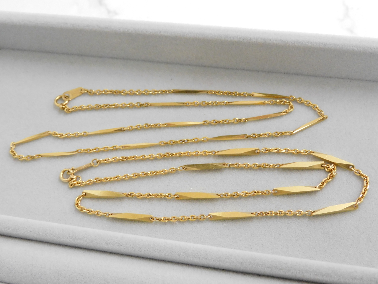 18金の切子ネックレス｜郡山のまじめな買取専門店Tamaki 