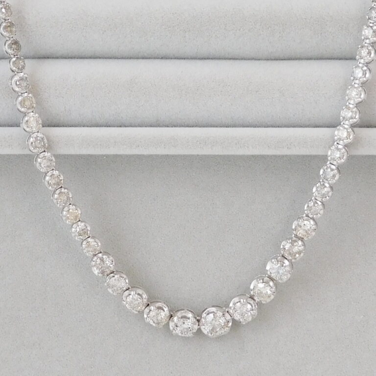 K18 ダイヤモンドネックレス D1.08ct ココ山岡の買取実績｜福島県郡山  