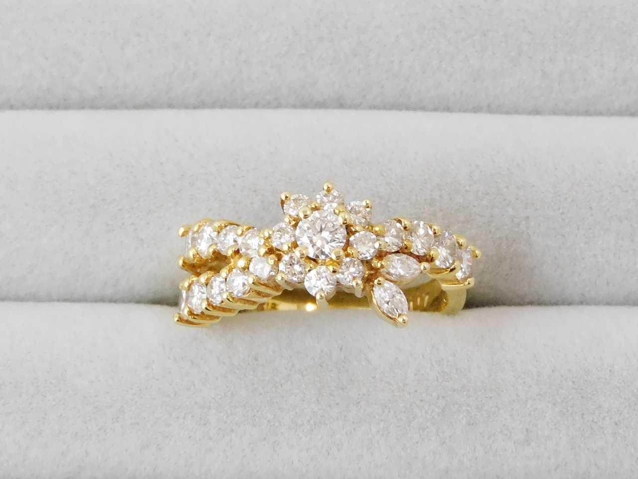 K18ダイヤモンドリング D1.00 5.9g #12.5｜ジュエリー・アクセサリー 