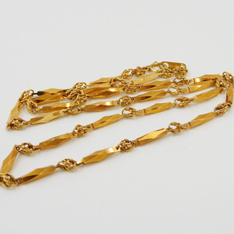 K18 切子（きりこ）ネックレス 24.2g｜郡山のまじめな買取専門店Tamaki