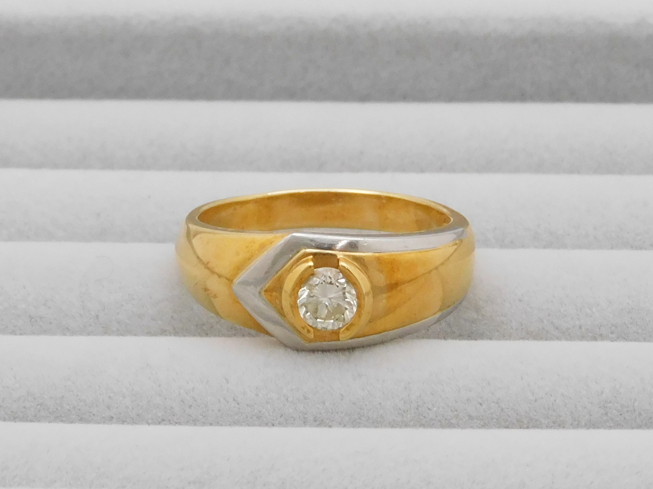 K18/Pt850リング D0.45ct｜郡山のまじめな買取専門店Tamaki 