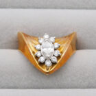 K18Pt900 ダイヤリング D0.25 0.21