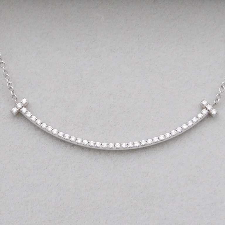 ティファニーT スマイルペンダント 750WG