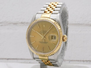 『ロレックス デイトジャスト 16233 SS/YG W番(1995年頃)』